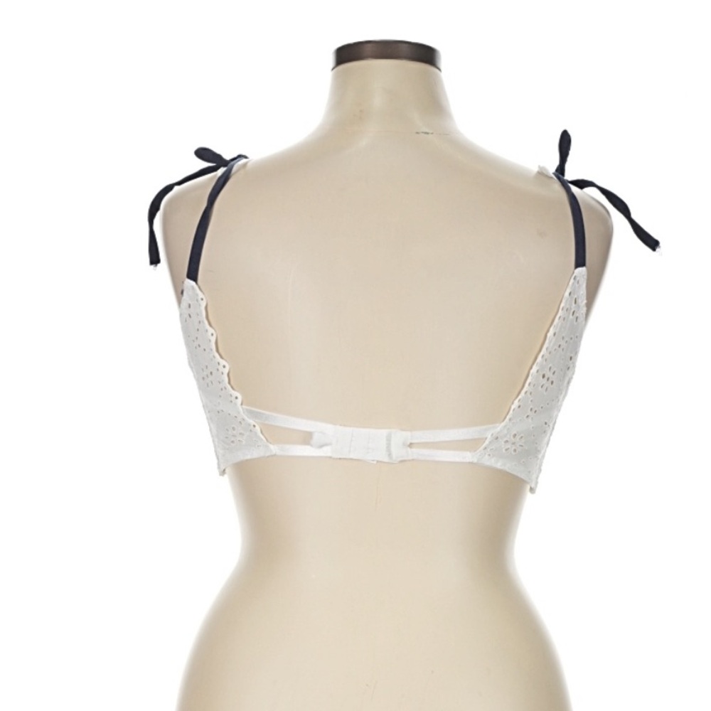 For love and lemons heather underwire bra navy and white lace coquette boho 34DD - Picture 3 of 7